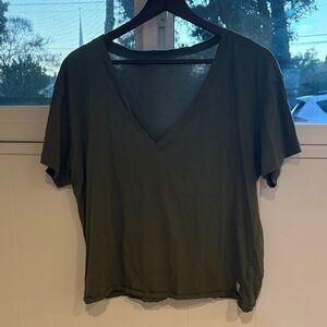 Vuori Olive V-Neck Women's Tee